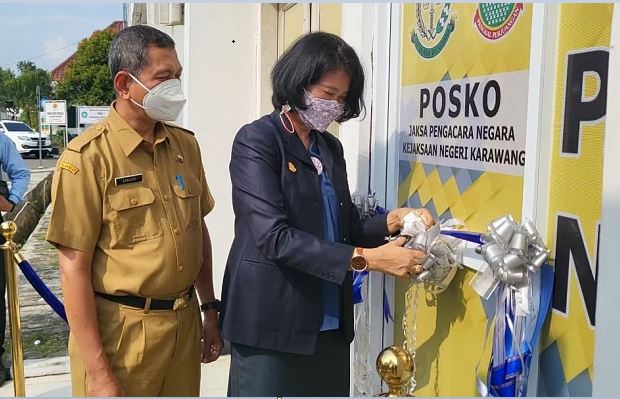 Posko Jaksa Negara Hadir di Kompleks Pemkab Karawang