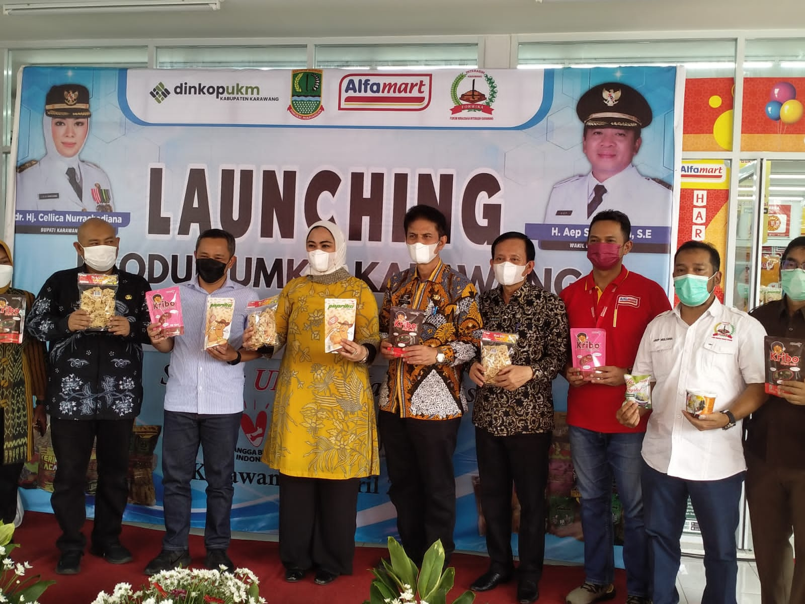 700 Gerai Alfamart Siap Tampung Produk UMKM Karawang