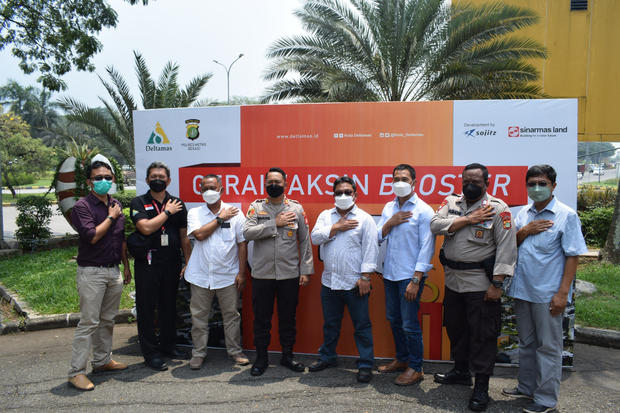 Buka Sentra Vaksin, Sudah 10 Ribu Warga Sekitar Kota Deltamas Telah Terima Vaksin dari Sinarmas Land