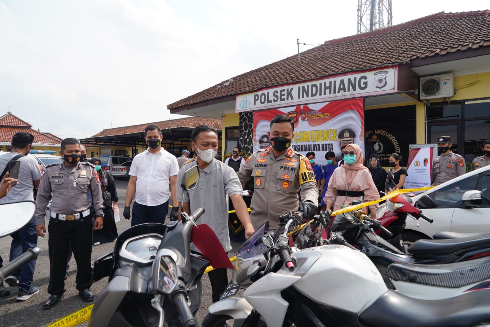 Motor Curian Hasil Kejahatan Sindikat Ranmor Ini Dijual COD dengan Harga Dua Jutaan