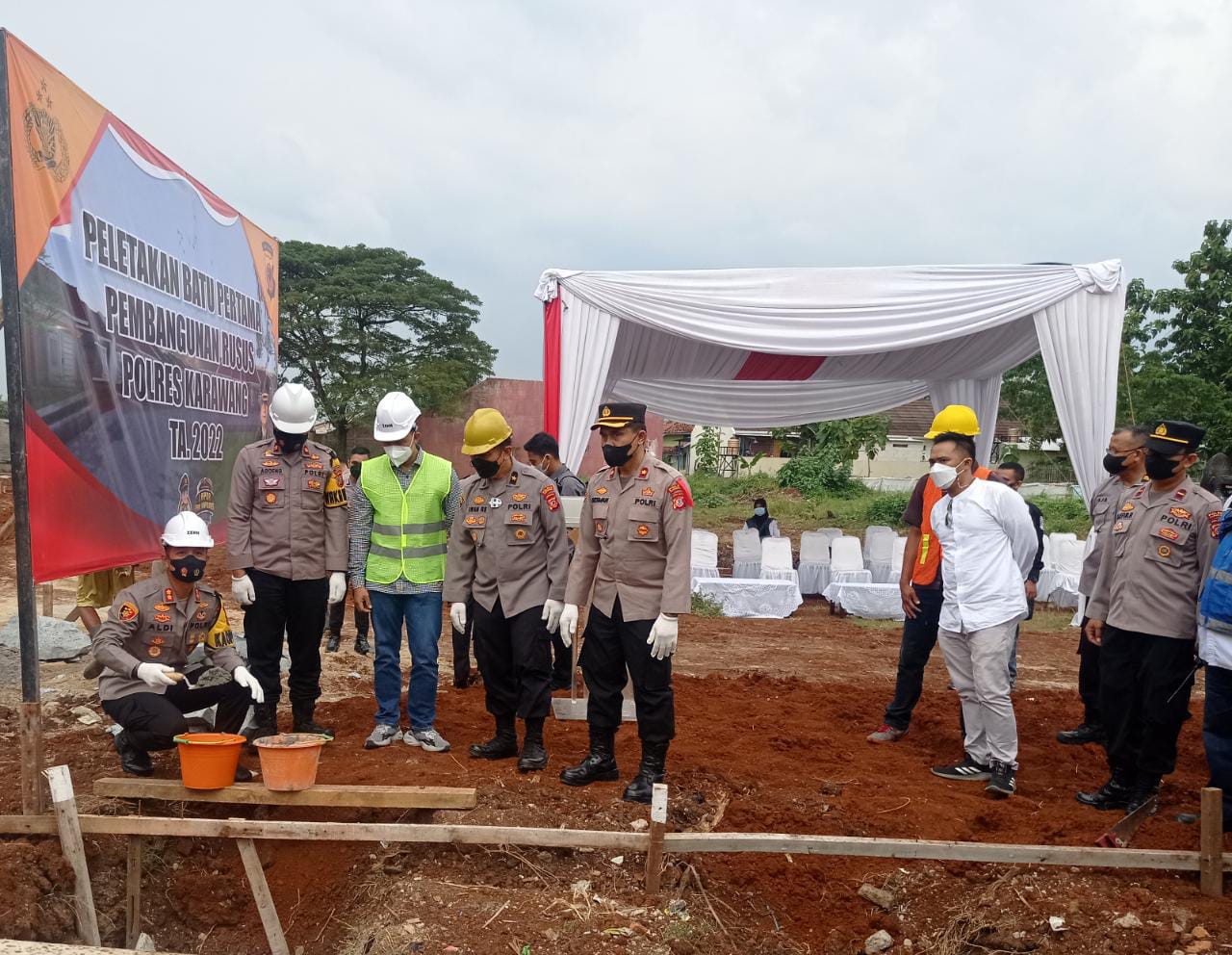 Polres Karawang Bangun Rumah Khusus