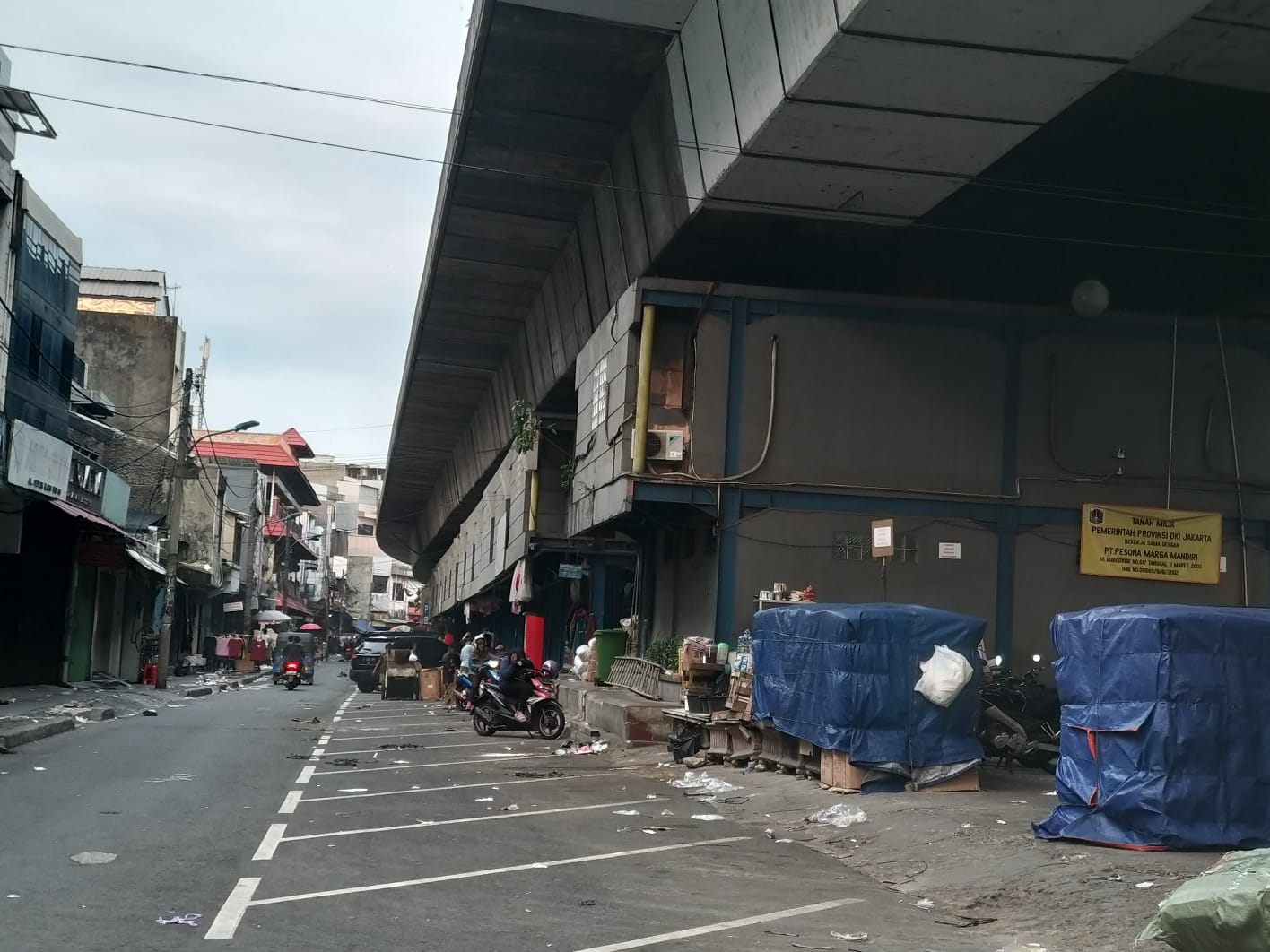 Pengelola Pasar Pagi Lama Fly Over Asemka Dianggap Melakukan Wanprestasi