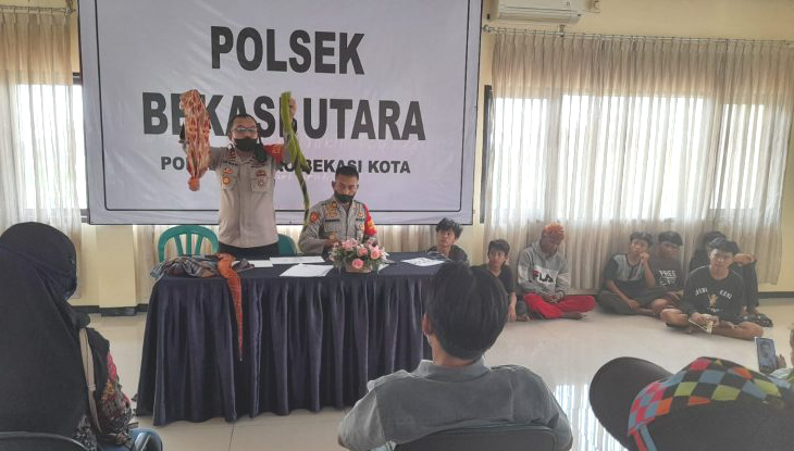 Bergerak Tawuran, 20 Remaja Ditangkap Polisi di Bekasi Utara