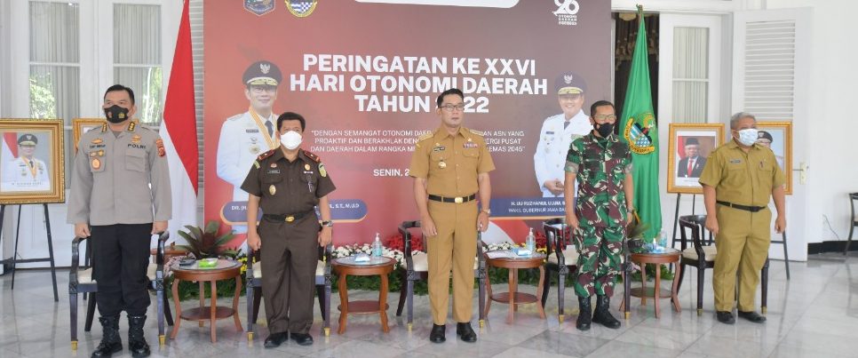 GubernurRidwan Kamil Hadiri Peringatan ke-26 Hari Otonomi Daerah