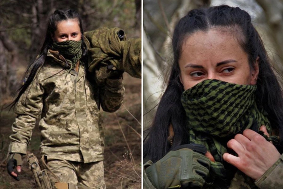 Inilah Charcoal, Penembak Jitu Wanita Ukraina, Cantik dan Berbahaya