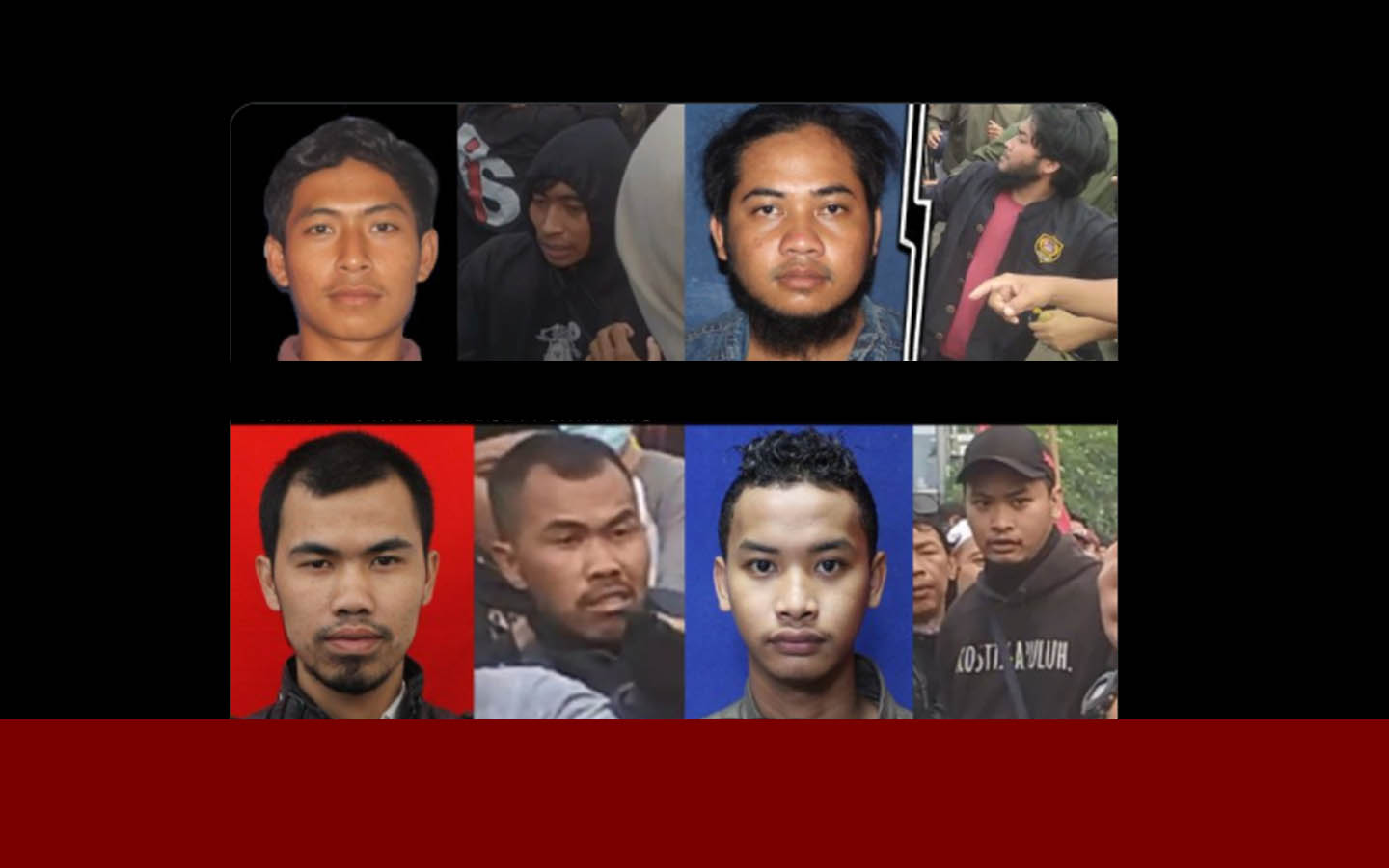 WANTED.....Wajah-wajah Penganiaya Ade Armando