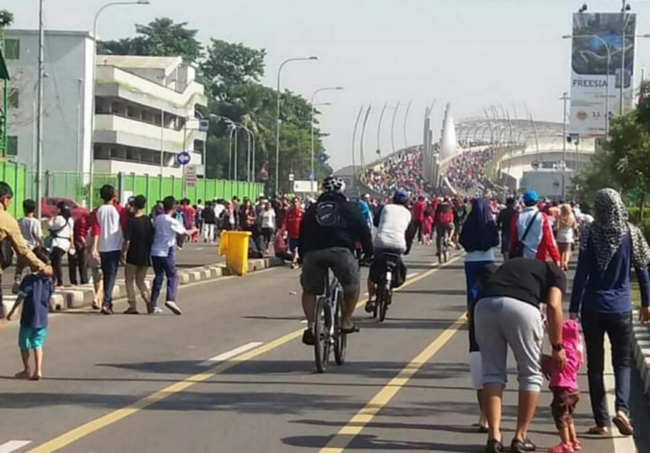 Car Free Day di Kota Bekasi, Ada Gerai Vaksin dan PKL Boleh Jualan