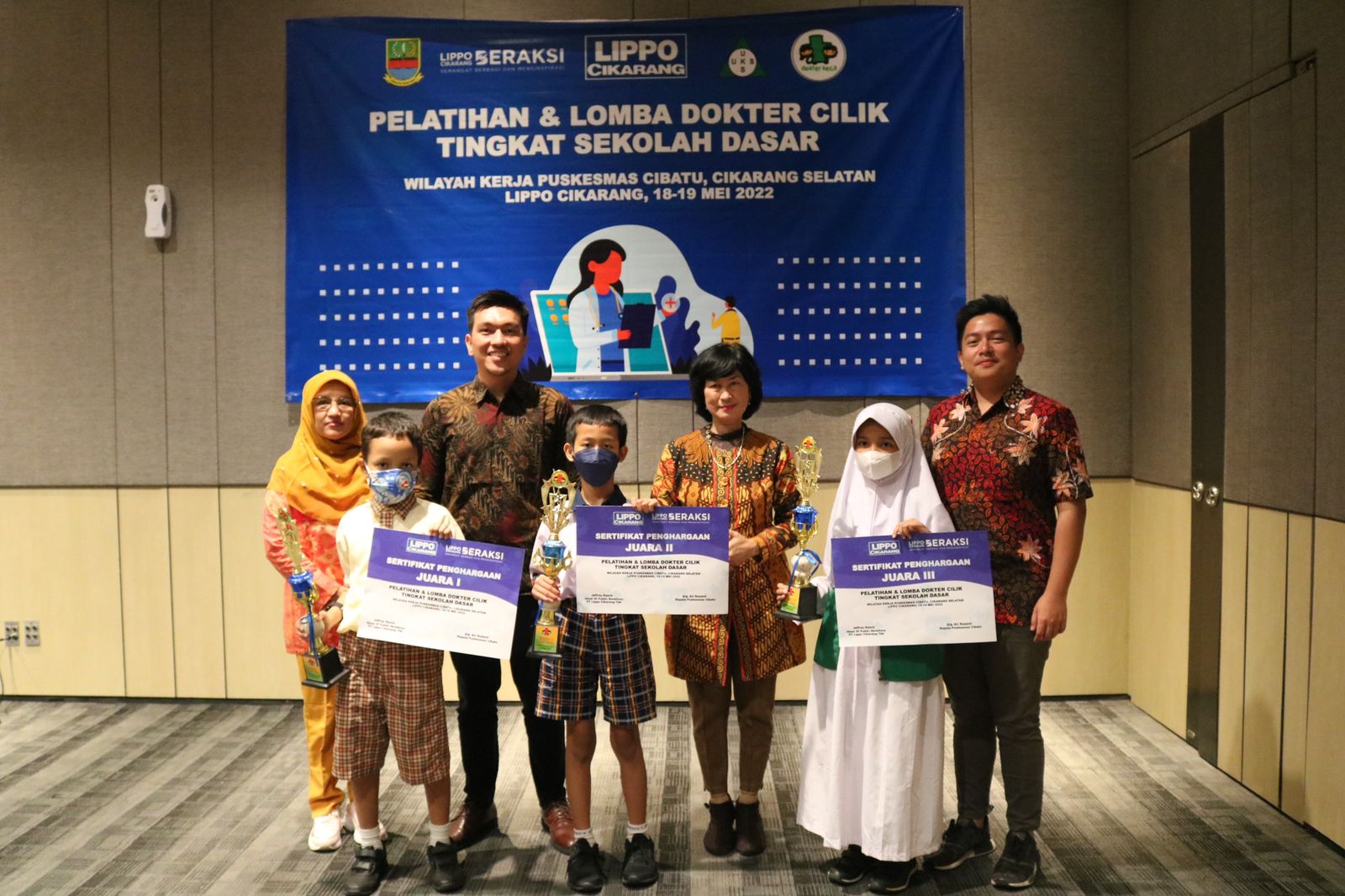 Dukung Pendidikan Anak, Lippo Cikarang-Puskesmas Cibatu Kembali Gelar Pelatihan dan Lomba Dokter Cilik