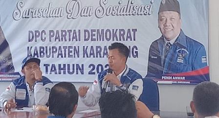 Manuver Politik Pra-Muscab Demokrat Karawang, Pendi Anwar Siap Lawan Cellica