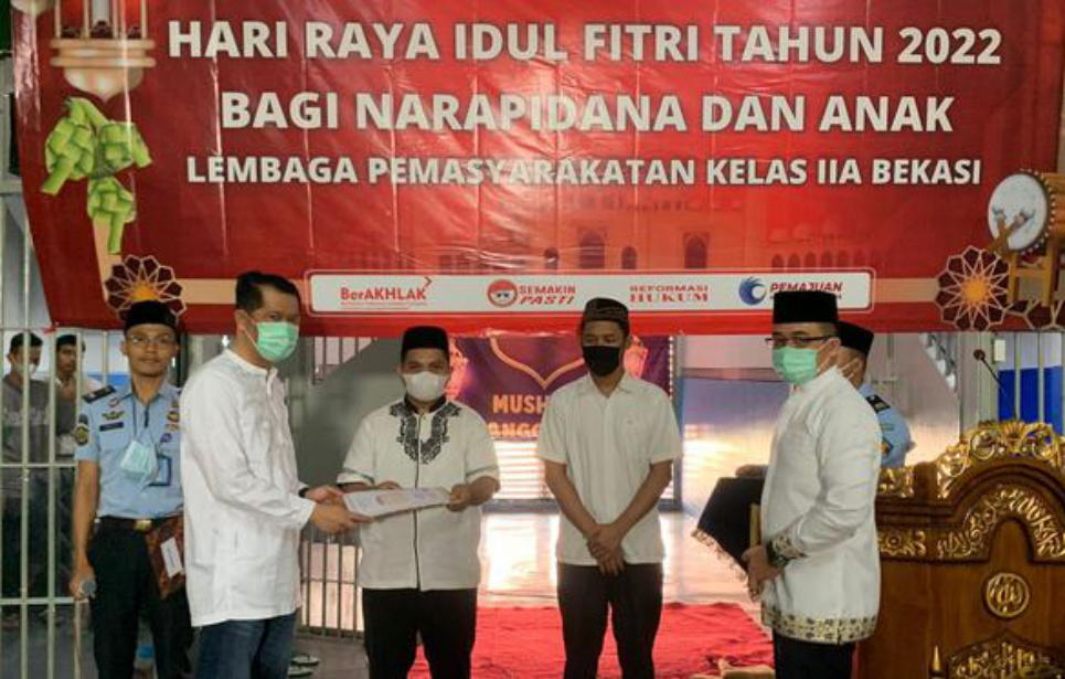 15 Napi Lapas Bekasi Bebas Murni Setelah Dapat Remisi Lebaran