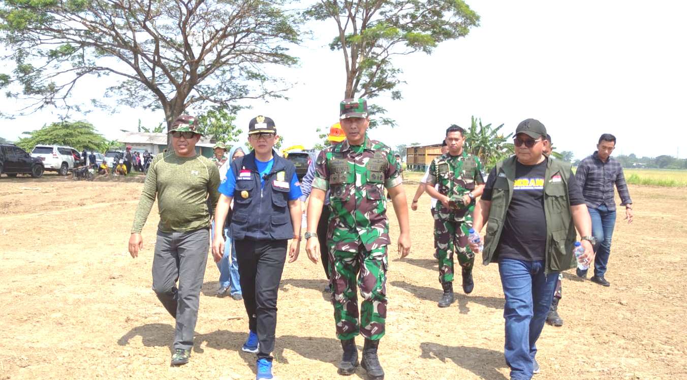 Pj Bupati Siap Dukung Pembangunan, Kawasan Food Estate Korem 051/Wijayakarta