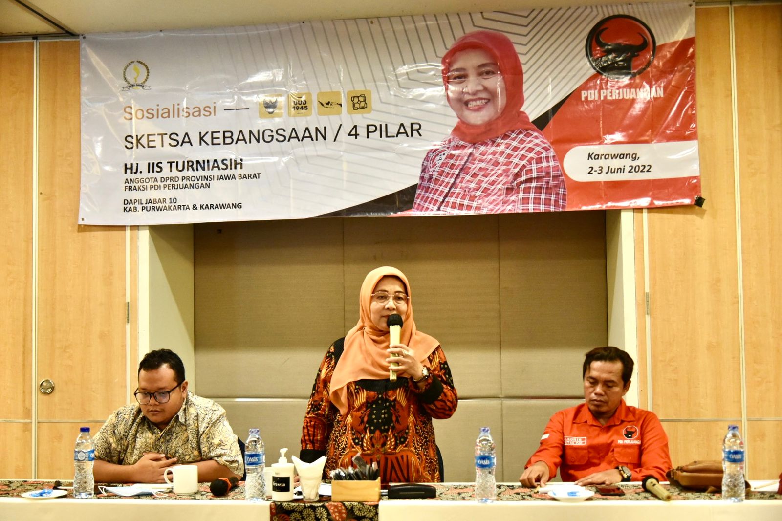 Dewan Iis Turniasih Sosialisasi 4 Pilar Kebangsaan : Masyarakat Harus Sudah Paham Ideologi Pancasila