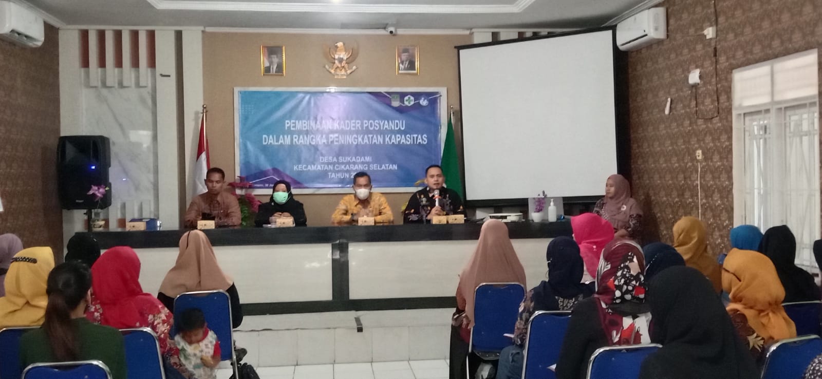 Kader Posyandu di Desa Sukadami Cikarang Selatan Ikuti Pembinaan, Tujuannya Tingkatkan Kualitas Pelayanan