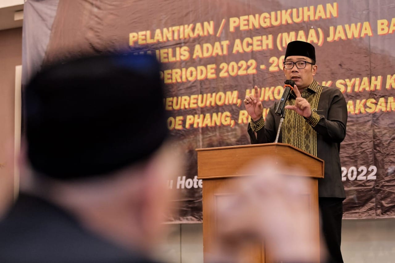 Jabar-Aceh Pererat Kerjasama,  Ridwan Kamil Punya Hubungan Emosional