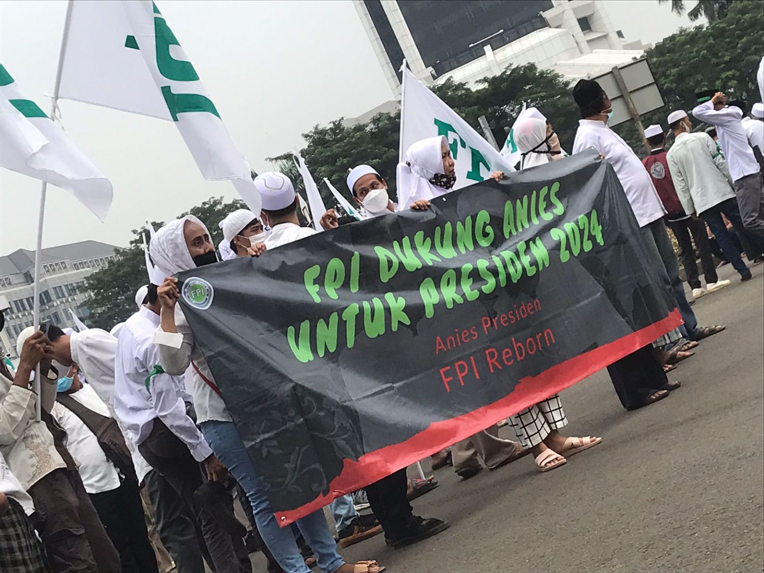 Beredar Video FPI Deklarasi Dukung Anies Capres, Ketua Umum FPI Membantah: Katanya Ada Gerakan Intelijen yang 