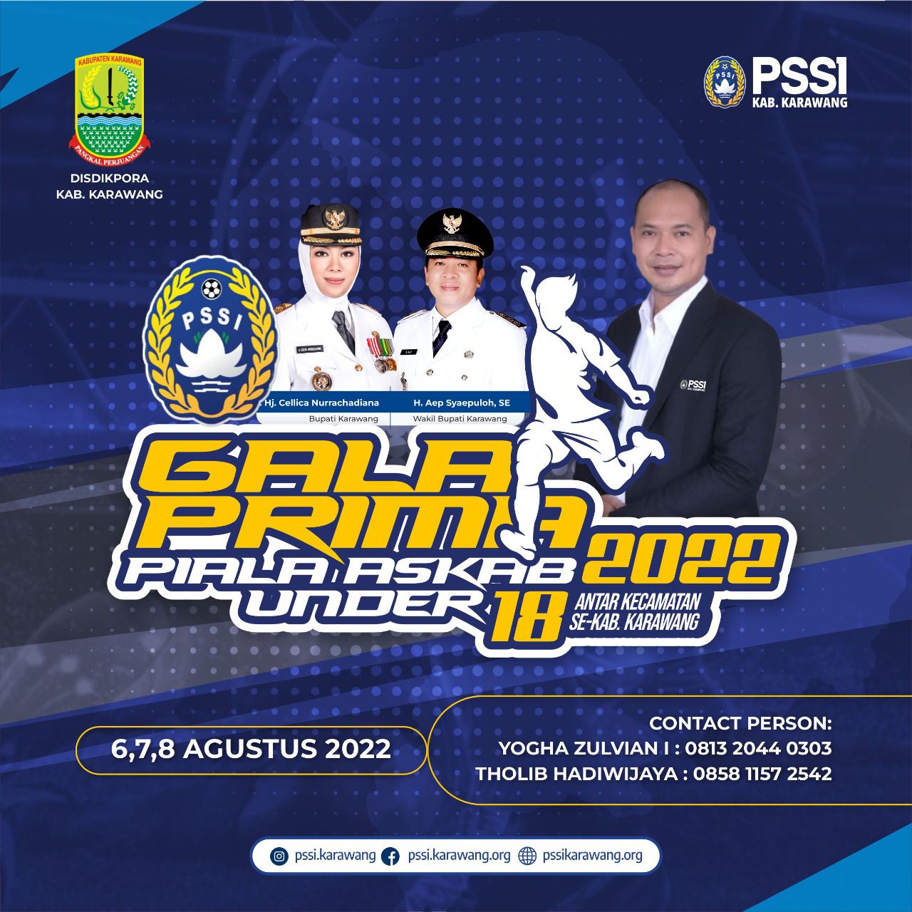 Gala Prima Askab PSSI Karawang 2022, Mencari Bintang Baru Lapangan Hijau dari 30 Kecamatan