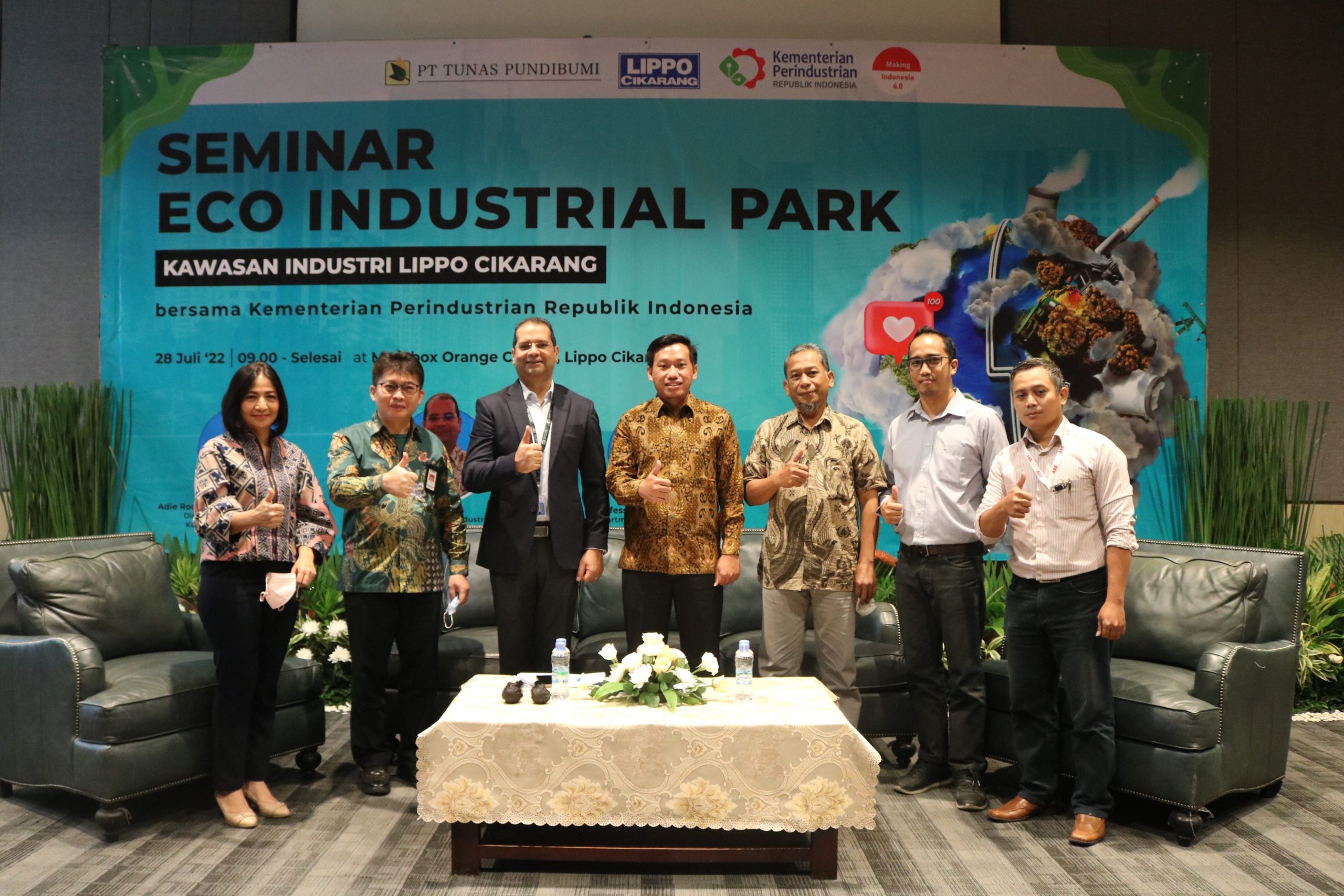 Kemenperin Berkolaborasi dengan Kawasan Industri Lippo Cikarang Gelar Seminar 'Eco Industrial Park'