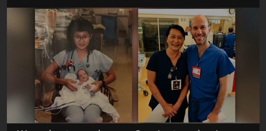Perawat Ini Baru Sadar Ternyata Rekan DokternyaÂ adalah Bayi Prematur yang Ia Rawat 28 Tahun Silam
