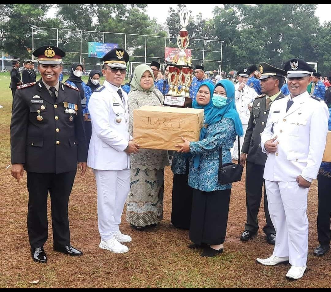 Desa Ragemanunggal Kecamatan Setu Kembali Sabet Juara Lomba Tumpeng