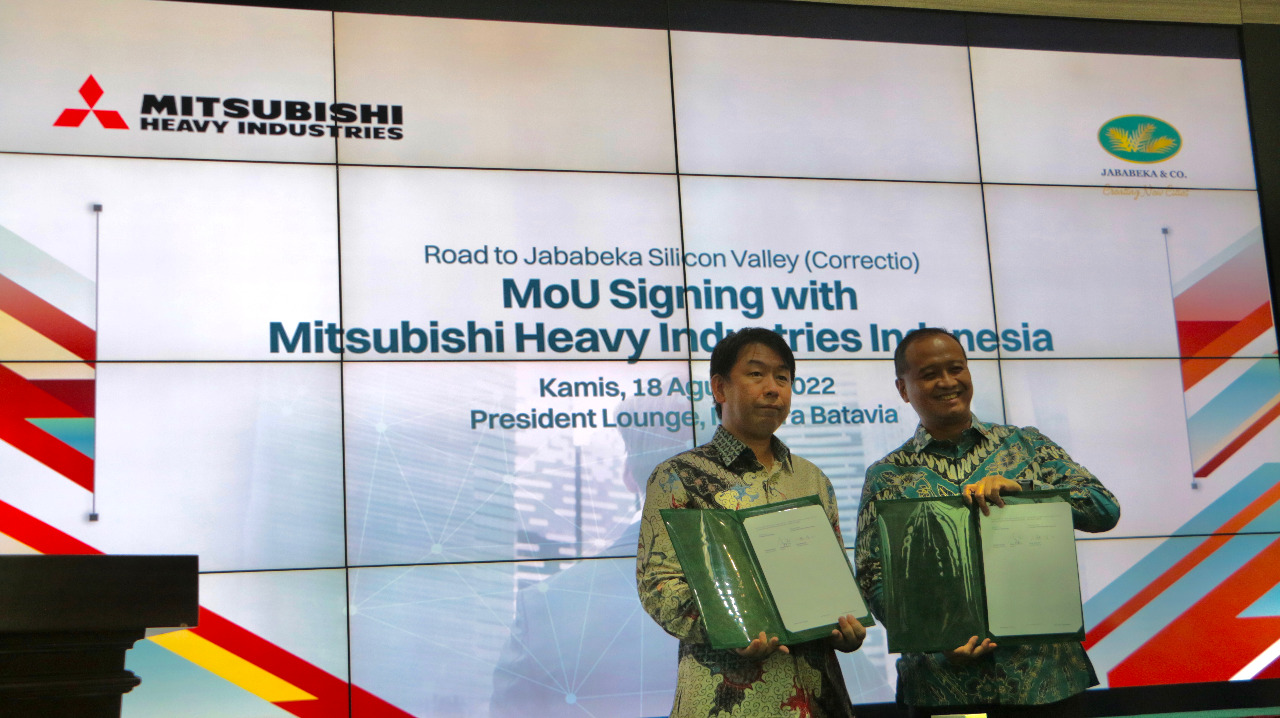 Kebut Proyek Silicon Valley, Jababeka Gandeng Mitsubishi Heavy Industries Bangun Pendingin Kawasan Terpusat