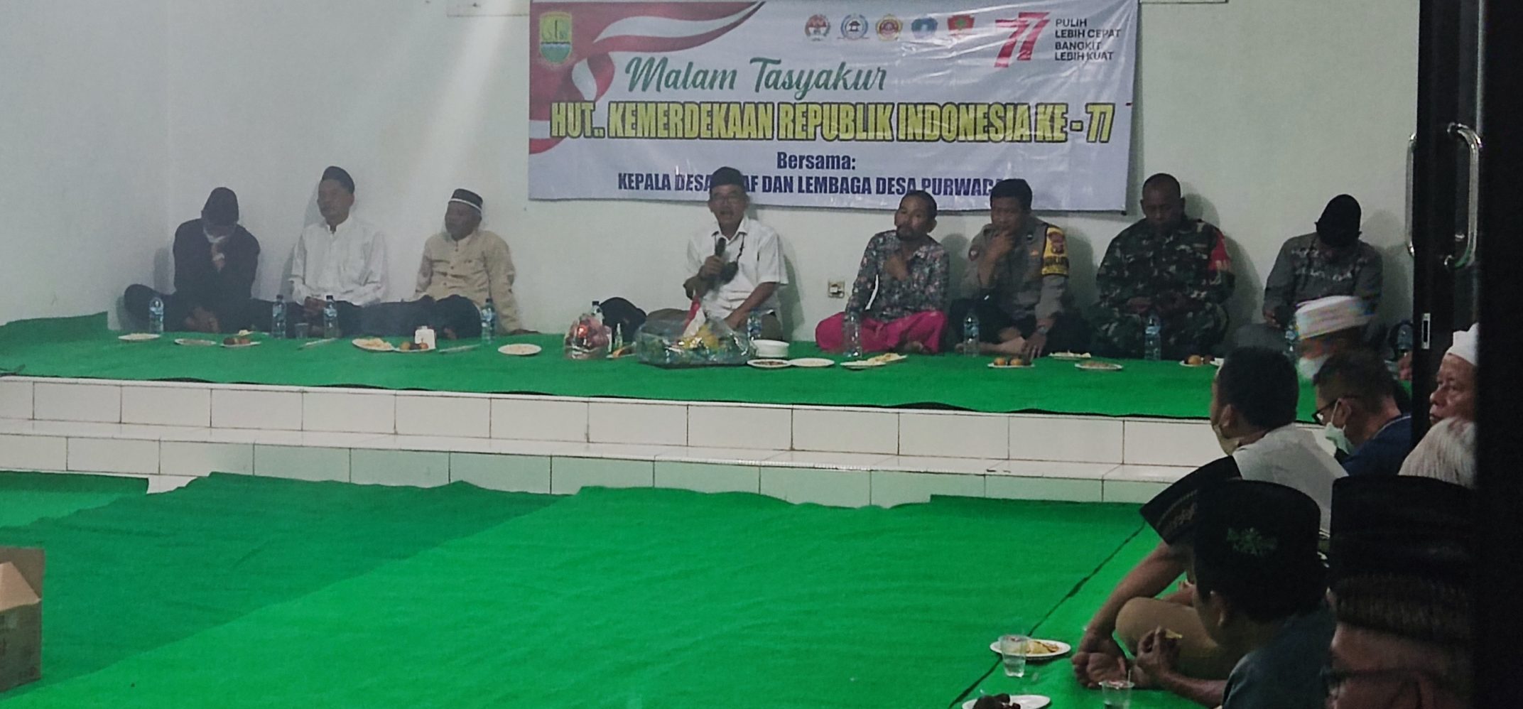 Lebih Hidmat dan Bermakna, Pemdes Purwadana Pertahankan Tradisi Tasyakuran Peringati Kemerdekaan RI