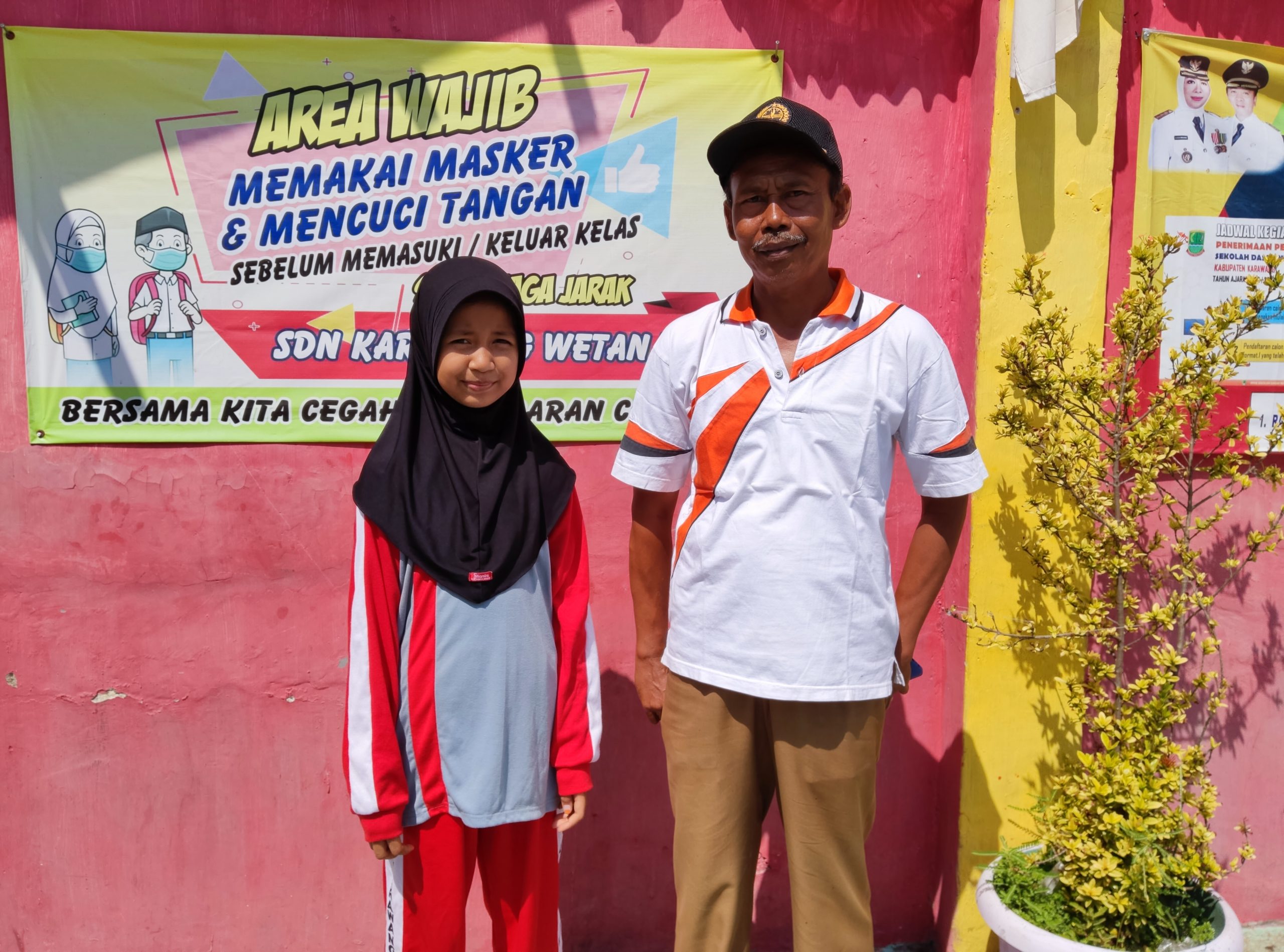 Siswi SDN Karwet V Tatap O2SN Jabar, Wakili Karawang dalam Cabang Olahraga Karate