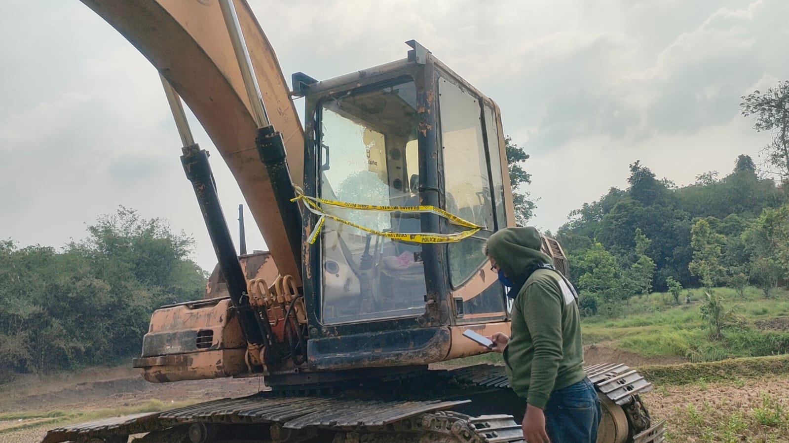 Polres Metro Bekasi Dikabarkan Segel Lokasi Galian Tanah Merah Ilegal