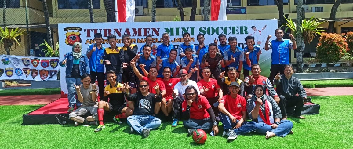 Turnamen Mini Soccer Kapolda Jabar Cup 2022, Tim Jurnalis Vs Tim Polda