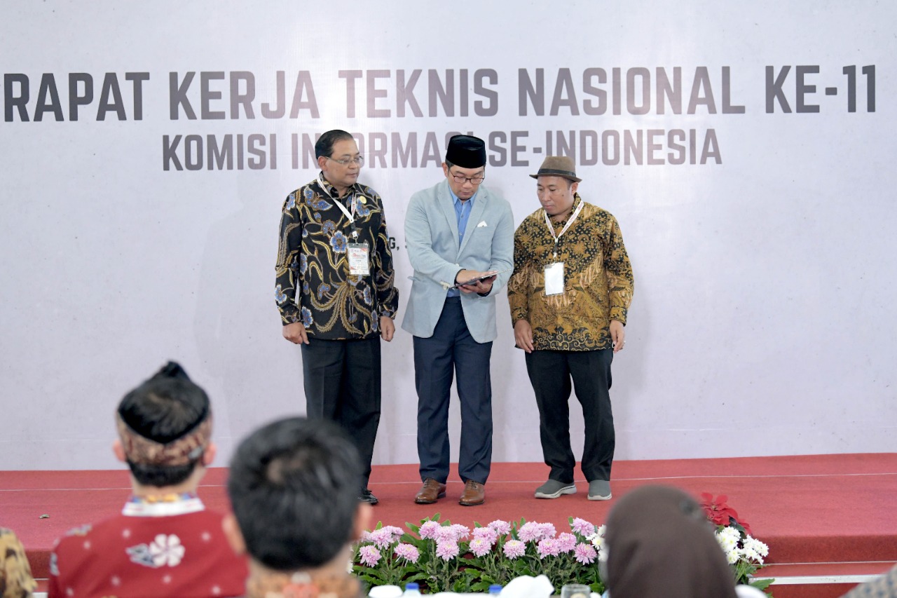 Jabar Tuan Rumah Rakernis KI se- Indonesia, Ridwan Kamil: Mari Berinovasi untuk Demokrasi