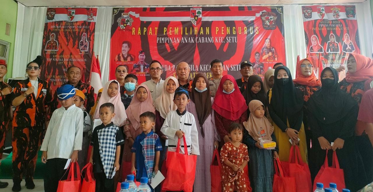 Terpilih Kembali Dalam RPP PAC Setu, Ketua PP Setu Janji Bangun Rumah Anak Yatim-piatu