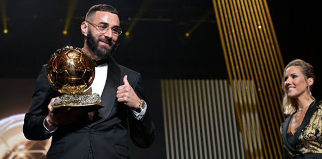 Hala Madrid..! Karim Benzema Pemenang Ballon d'Or 2022, Courtois Kiper Terbaik Dunia