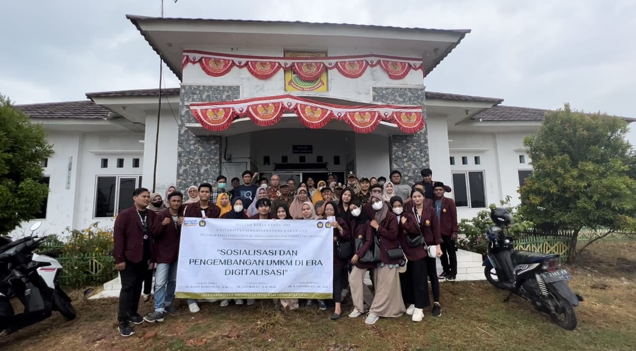 Mahasiswa Unsika Kembangkan UMKM di Desa Miskin Ekstreem