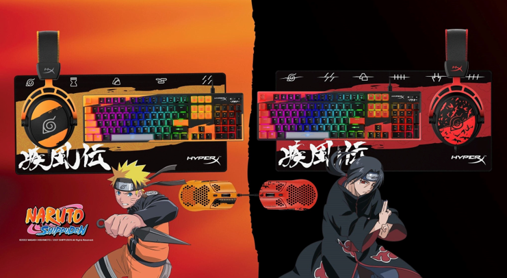 HyperX Punya Aksesoris Gaming yang Terinspirasi dari Naruto Shippuden